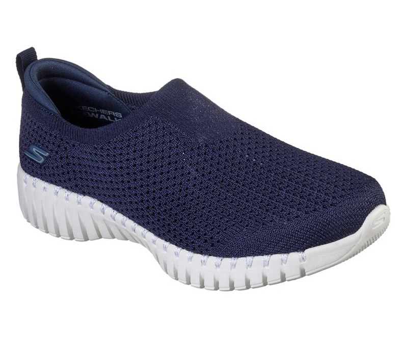 Skechers Gowalk Smart - Keen - Womens Slip On Shoes Navy [AU-WO2559]